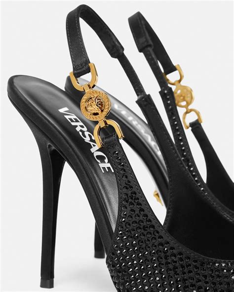 versace sling back